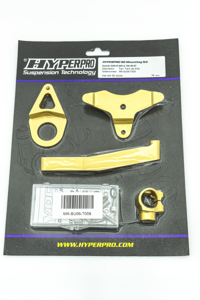 Steering Damper Mounting Kit Gold, 2, nordicamoto.ro