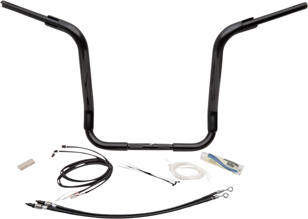 1-1/2(r) Ez Install Rounded Top Handlebar Kit Black, 1, nordicamoto.ro