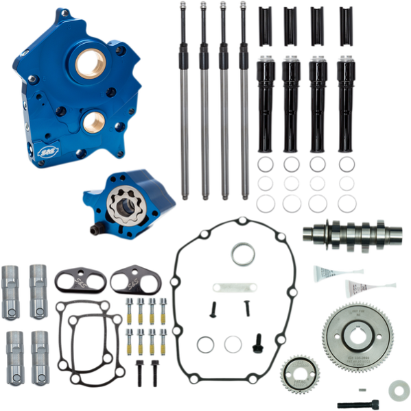 Cam Chest Kit For M-eight Engine Black, Gloss, 1, nordicamoto.ro