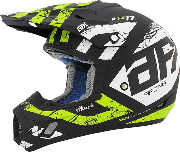 Casca AFX FX-17 Attack Black/Green 2XL, 3, nordicamoto.ro