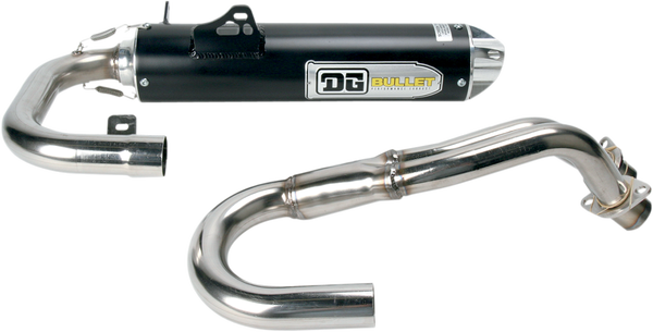 Bullet Complete Exhaust System Black, 1, nordicamoto.ro