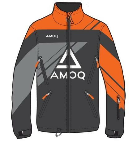 AMOQ motoros kabát, fekete/narancssárga, M-es méret, 2, nordicamoto.ro