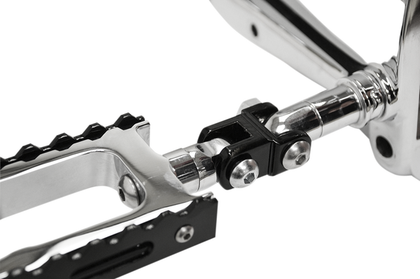 Early-style Footpeg Mount Adapters Black, 1, nordicamoto.ro