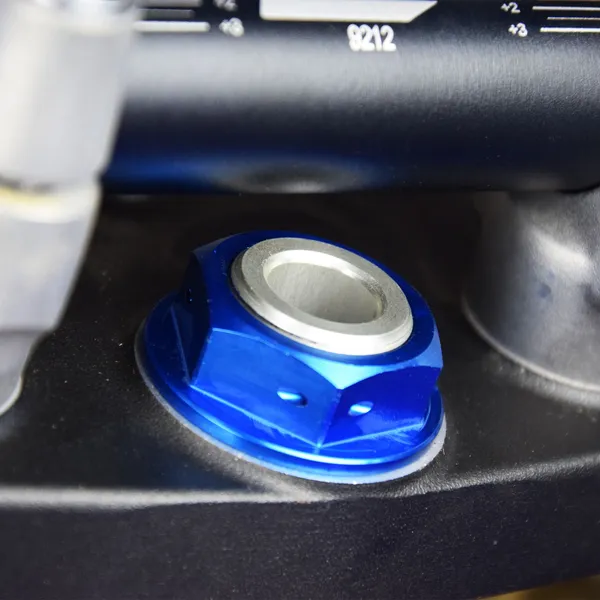 Steering Nut Blue, 2, nordicamoto.ro