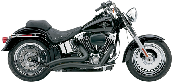 Speedster Swept Short Exhaust System Black, 1, nordicamoto.ro