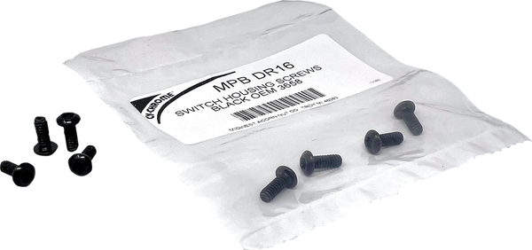 Switch Housing Screw Kit Black, 1, nordicamoto.ro
