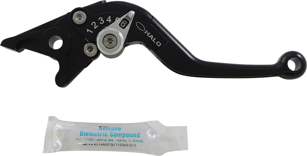 Halo Adjustable & Folding Brake Lever Black, 1, nordicamoto.ro
