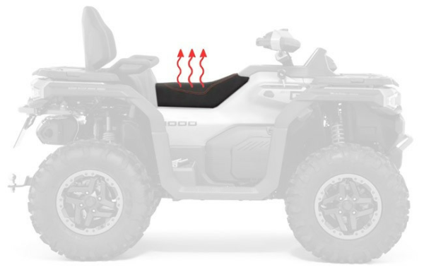 FŰTÖTT ÜLÉS CFMOTO GOES TERROX 1000 ATV (ASSEMBLY_167) – FEKETE, 2, nordicamoto.ro