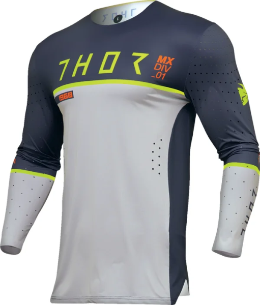 Tricou Thor Prime Ace Blue/Gray 3XL, 1, nordicamoto.ro