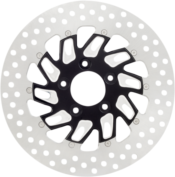 Two-piece Brake Rotor Black, Silver, Matte, 1, nordicamoto.ro