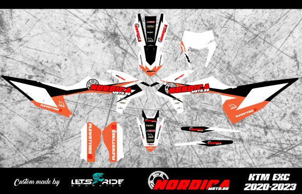 NordicaMoto KTM EXC 20–23 matricakészlet, 1, nordicamoto.ro