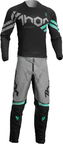 Tricou Thor Pulse Cube Black/Mint XL, 1, nordicamoto.ro