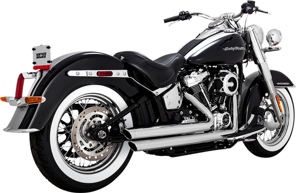 Big Shots Staggered 2-into-2 Exhaust System Chrome, 2, nordicamoto.ro