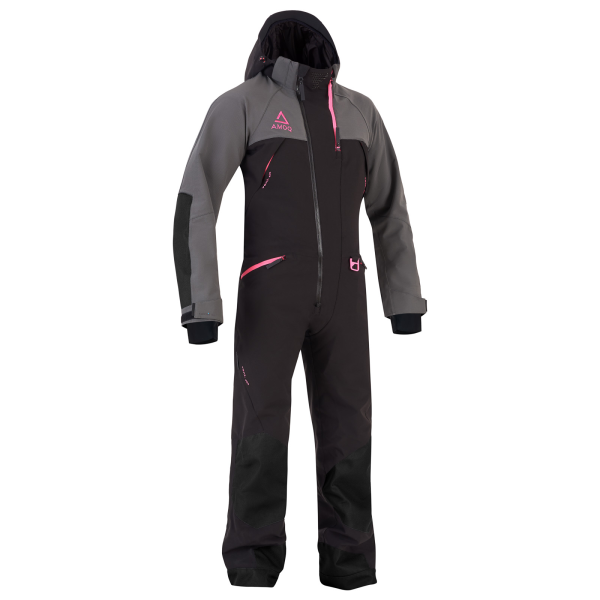 AMOQ Flex W's Monosuit Black/Grey/Pink XS, 1, nordicamoto.ro