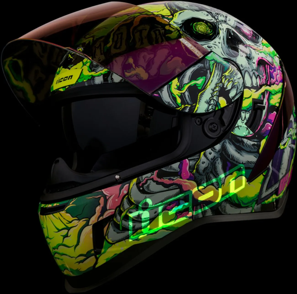 Icon Airform Hippy Dippy Green M sisak, 12, nordicamoto.ro