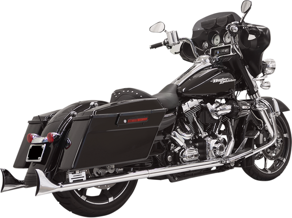 Fishtail Slip-on Mufflers Chrome, 2, nordicamoto.ro