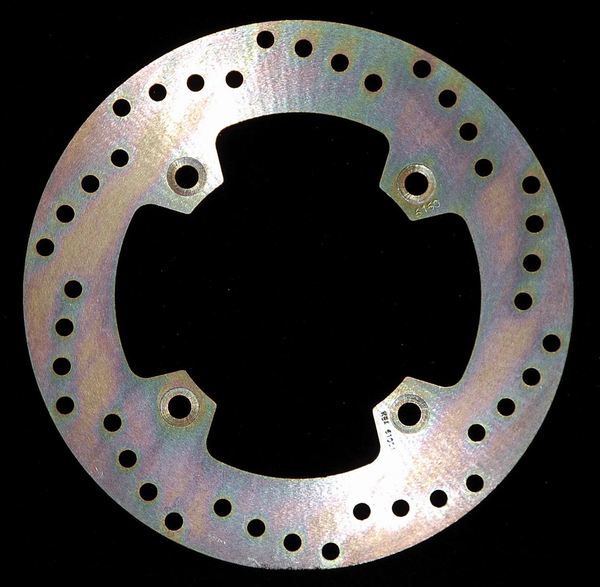 Round D-series Fixed Offroad Brake Rotor Silver, Stainless Steel, 1, nordicamoto.ro