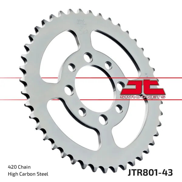 JT SPROCKETS hátsó lánckerék, természetes színű, 1, nordicamoto.ro