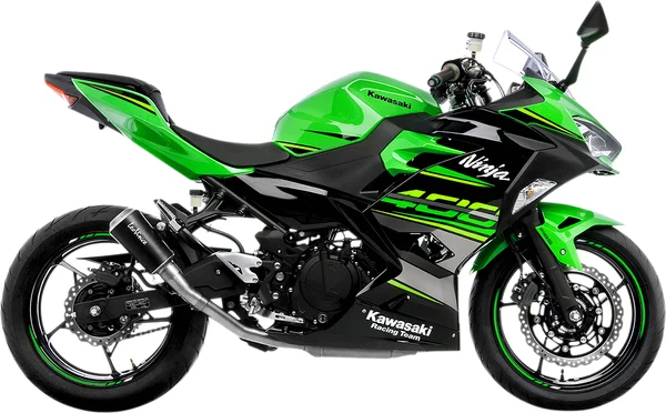 LeoVince LV-10 teljesen fekete, csúsztatható kipufogórendszer a Kawasaki Ninja ZX-4R / ZX-4RR (2024–2025) modellekhez, 2, nordicamoto.ro