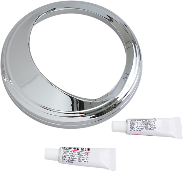 Chrome Speedometer Visor Chrome, 2, nordicamoto.ro