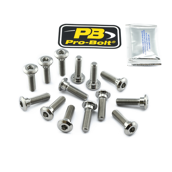 Brake Rotor Mounting Bolt Kit Silver, Unfinished, 2, nordicamoto.ro