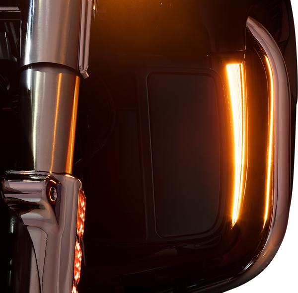 Fang® Lower Fairing Lights Black, 2, nordicamoto.ro