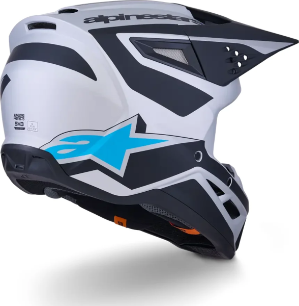 Alpinestars SM3 Heat ezüst színű sisak, 4, nordicamoto.ro