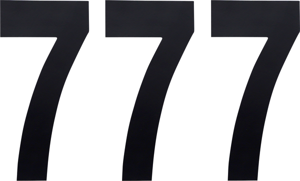 Standard Numbers Black, 1, nordicamoto.ro