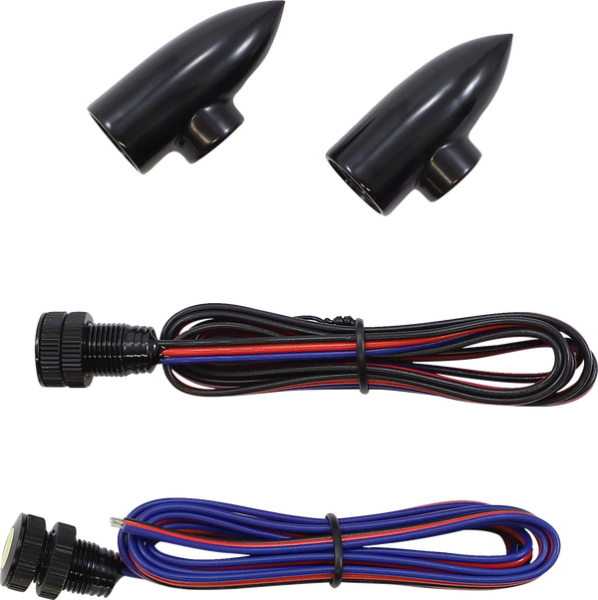 Lightning Bullets Run/turn Led Lights Black, Gloss, 2, nordicamoto.ro