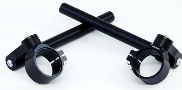 Raised Clip-on Handlebar Kit Black, 2, nordicamoto.ro