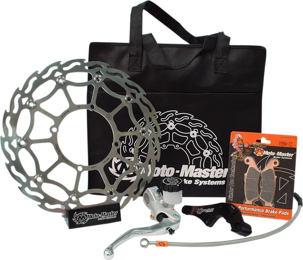 Brake KitStreet: 320 Mm Disc, Brake Pads, Relocate Bracket, Brake Line, Radial Master Cylinder, 1, nordicamoto.ro