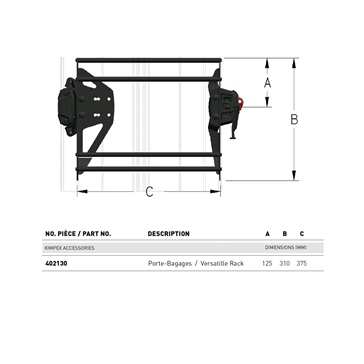 Kimpex Connect Versatile Rack, 4, nordicamoto.ro