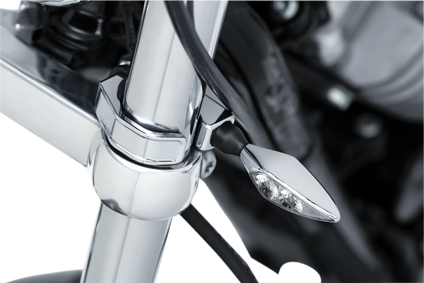 Pipe Wrench Fork Mounts For Custom Lights Chrome, 2, nordicamoto.ro