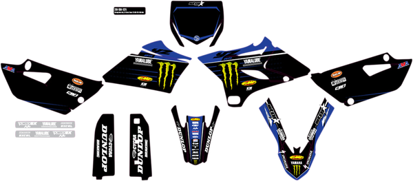 Complete Graphics Kit Black, Blue, 1, nordicamoto.ro