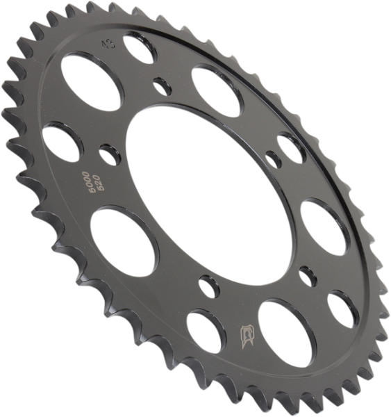 Lightweight Steel Sprocket Black, Zinc, 1, nordicamoto.ro