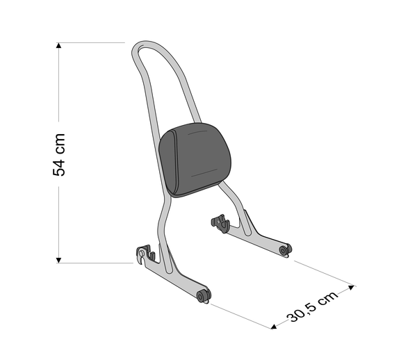Sissy Bar Silver, 3, nordicamoto.ro