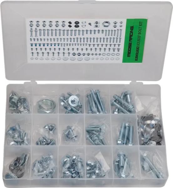 MOOSE RACING M1 Kx-kxf Bolt Kit Gray, Silver, 1, nordicamoto.ro
