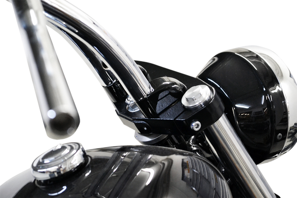 Handlebar Riser Pullback Extension Kit Black, 2, nordicamoto.ro