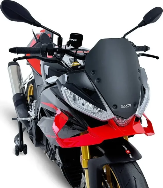 Windscreen Sport Tuono V4 Black, Matte , 5, nordicamoto.ro