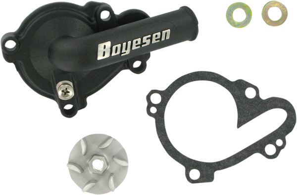 Supercooler Water Pump Cover And Impeller Kit Black, 1, nordicamoto.ro