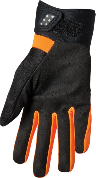 Thor Spectrum Cold Weather kesztyű, fekete/narancssárga, 2XL, 5, nordicamoto.ro