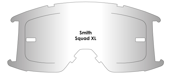 Smith Optics Squad XL átlátszó AirScreen lencse, 2, nordicamoto.ro