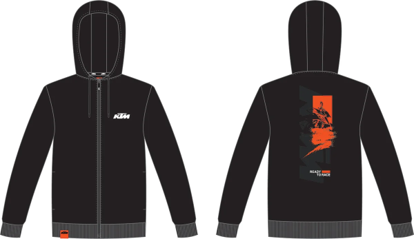 KTM BEAST S cipzáras kapucnis pulóver, 1, nordicamoto.ro