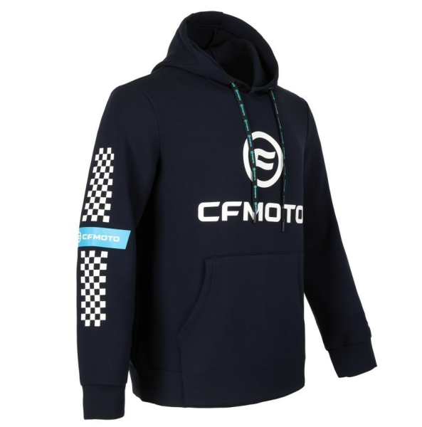 CFMOTO KOCKÁS PULÓVER – KÉK/FEHÉR, 1, nordicamoto.ro