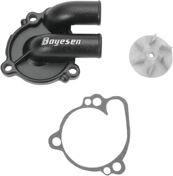 Supercooler Water Pump Cover And Impeller Kit Black, 1, nordicamoto.ro