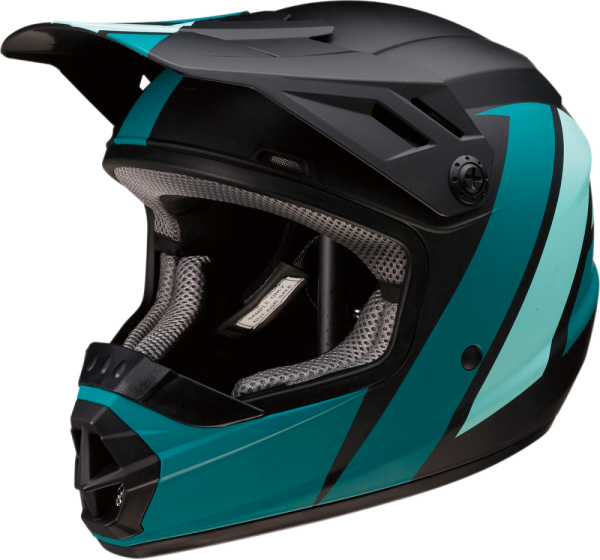 Hlm Yt Riseev Blk/teal Lg Blue, Green L +, 1, nordicamoto.ro