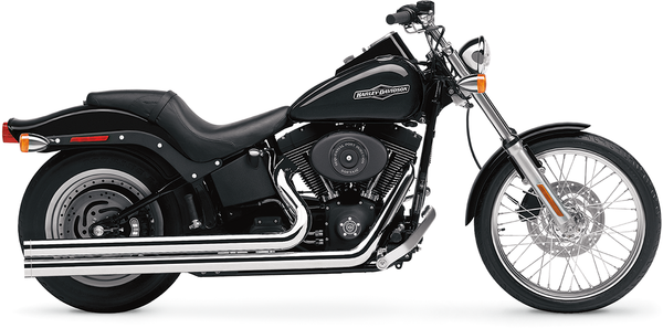 Speedster Long Exhaust System Chrome, 1, nordicamoto.ro