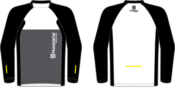 Husqvarna Authentic fekete/szürke póló, XL, 1, nordicamoto.ro