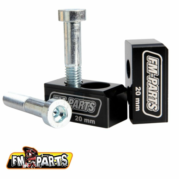 Fm-Parts gyártmányú KTM / HSQ / Gas Gas 20 mm-es fekete kormányemelők, 2, nordicamoto.ro