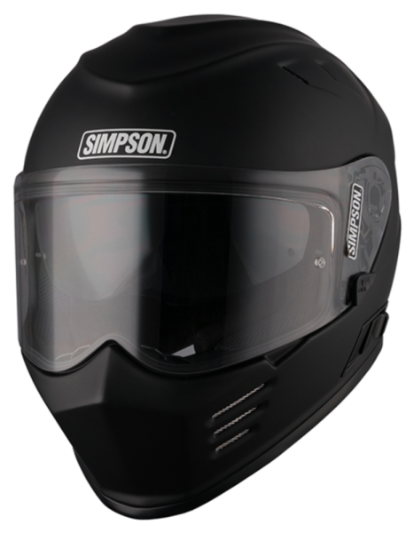 Simpson Venom matt fekete sisak, XS, 1, nordicamoto.ro